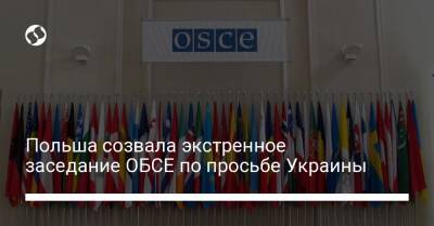 Польша созвала экстренное заседание ОБСЕ по просьбе Украины