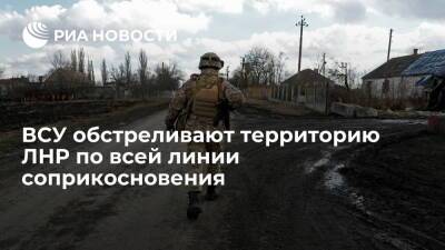 ЛНР: ВСУ обстреливают из арторудий территорию республики по всей линии соприкосновения