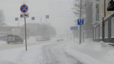 На Сахалин обрушились снегопады и ураганный ветер