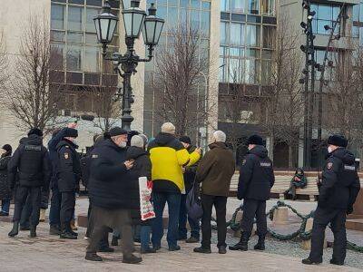 Карина Старостина об антивоенных пикетах у памятника Пушкину в Москве