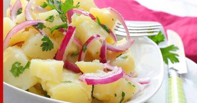 30 минут на кухне: пикантный салат из картофеля