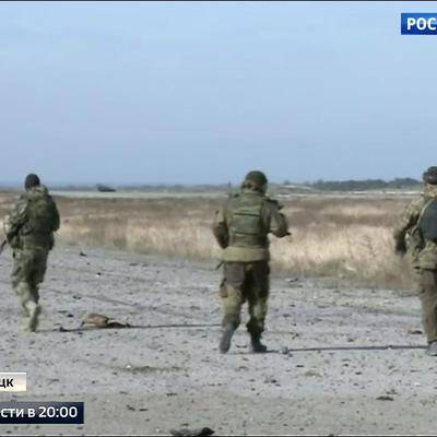 Взрыв прогремел в районе Донецкого аэропорта