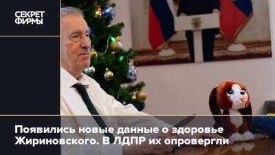 Появились новые данные о здоровье Жириновского. В ЛДПР их опровергли