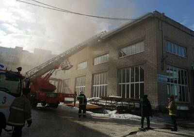 Опубликованы фотографии с места пожара на Касимовском шоссе