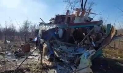 ФСБ: выпущенный с территории Украины снаряд полностью разрушил погранпункт в Ростовской области (видео)