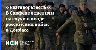 «Разговоры есть»: В Совфеде ответили на слухи о вводе российских войск в Донбасс
