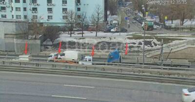 Шесть автомобилей попали в ДТП на юге Москвы