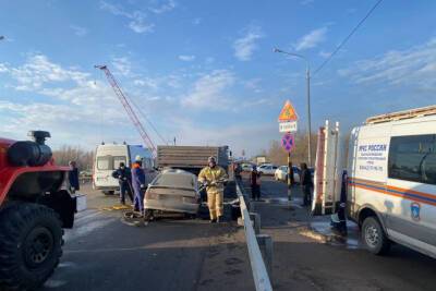 В ДТП под Волгоградом погиб 18-летний водитель ВАЗа, влетевший в КамАЗ