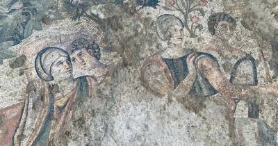 Вечеринка в стиле 1500-х годов: в Турции нашли мозаику римского застолья (фото) - focus.ua - Украина - Турция - Кахраманмараш