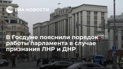 Депутат Водолацкий рассказал о порядке работы парламента в случае признания ЛНР и ДНР