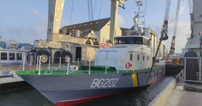 Франция спустила на воду второй патрульный катер для Украины (видео)