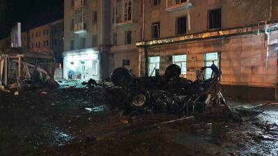 В центре Луганска у здания представительства СЦКК прогремел взрыв