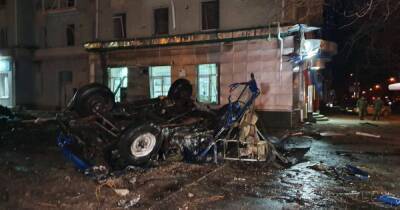 Оккупанты сообщили о взрыве в центре Луганска: ранен член СЦКК и его водитель (ФОТО, ВИДЕО)