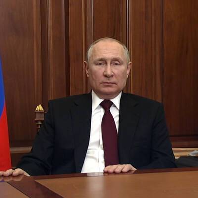 Путин обратился к россиянам с заявлением по в Донбассу