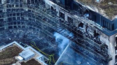 В Германии сгорел целый жилой комплекс