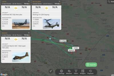 Десятки самолётов и вертолётов отправились из Польши к границам с Украины