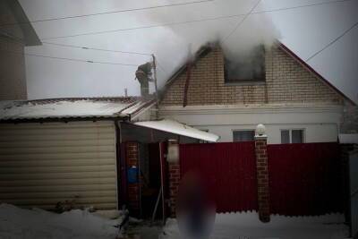 В Велижском районе пожарные спасали от огня частный дом
