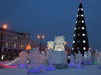 В Челябинске демонтируют ледовый городок