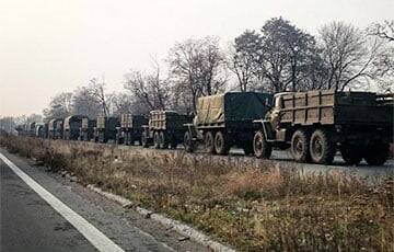 В Донецк вошла большая колонна военной техники РФ