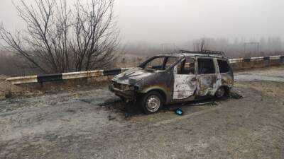 Три мирных жителя погибли при подрыве автомобиля на трассе «Донецк-Горловка» в ДНР