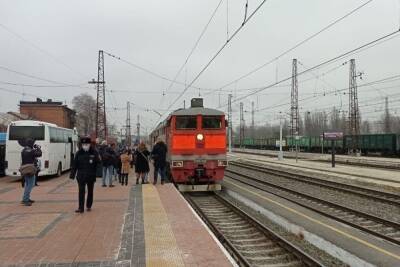 Поезд с жителями ДНР и ЛНР прибыл в Белгород
