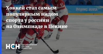 Хоккей стал самым популярным видом спорта у россиян на Олимпиаде в Пекине