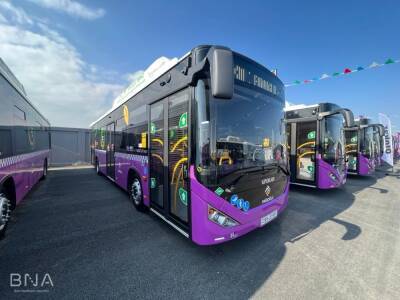 В Баку доставлены новые автобусы большой вместимости (ФОТО)