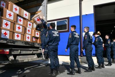 Ставрополье отправило первые машины с гуманитарным грузом в Ростовскую область