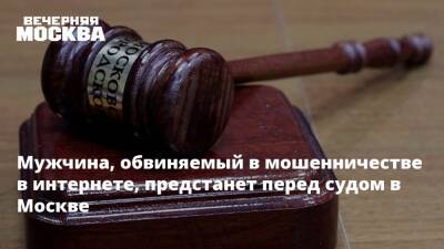 Мужчина, обвиняемый в мошенничестве в интернете, предстанет перед судом в Москве