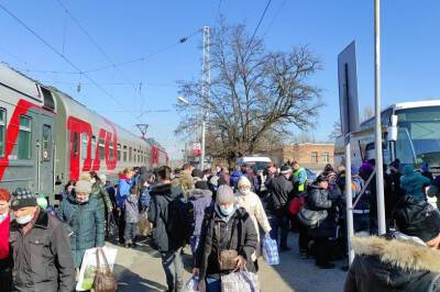 За сутки границу Ростовской области пересекли более 20 тысяч жителей Донбасса