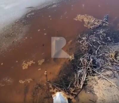 Очевидцы засняли нечистоты в реке Старице в Солотче