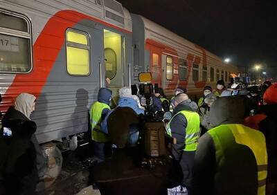 В Рязань прибыл поезд с беженцами из ДНР и ЛНР