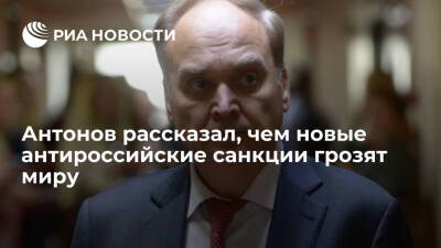 Посол Антонов: санкции против России больно ударят по мировым рынкам и гражданам США