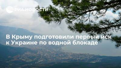 Член парламента Крыма Трофимов: подготовлен первый иск к Украине по водной блокаде
