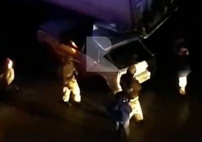Появилось видео с места жесткой аварии в Канищеве