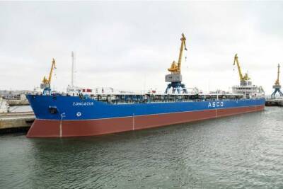 В Азербайджане завершен ремонт нефтеналивного танкера (ФОТО)