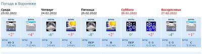 В Воронежскую область неожиданно вернутся морозы до -10 градусов