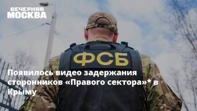 Появилось видео задержания сторонников «Правого сектора»* в Крыму