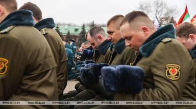 Рогащук - военнослужащим: мы обеспечим экономический тыл, а вы защиту нашей Беларуси