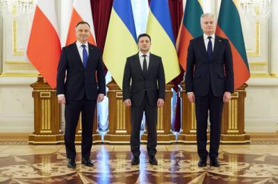 Президенты Украины, Польши и Литвы обнародовали совместное заявление относительно признания Россией "ЛДНР"