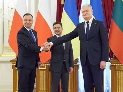 Украина, Литва и Польша призвали Россию воздержаться от дальнейших военных действий и отвести войска