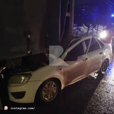 Аварию с фурой в Дашково-Песочне устроил пьяный водитель «Лады»