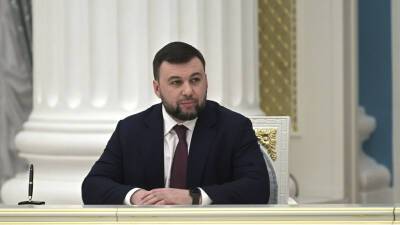 Глава ДНР Пушилин призвал Киев добровольно отвести войска от линии соприкосновения
