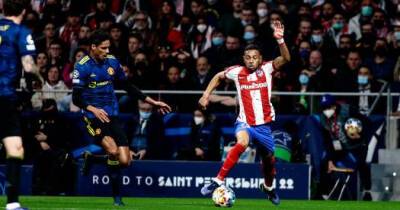 «Атлетико» и «Манчестер Юнайтед» сыграли вничью в первом матче 1/8 финала Лиги чемпионов