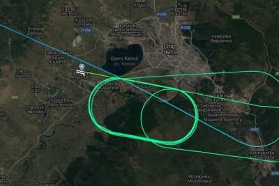 Самолёт из Новосибирска сделал около 10 кругов над Читой перед посадкой в аэропорту