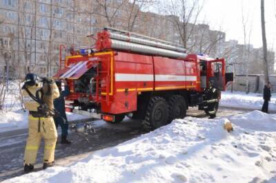 В центре Хабаровске горел офис