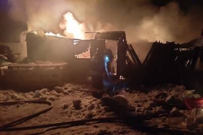 В Красноярском крае 4 человека погибли при пожаре в дощатых вагончиках в Курагинском районе