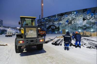 В Новосибирске готовность новой ледовой арены к МЧМ-2023 составила 65 %