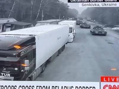 CNN: На территорию Украины вошли танки из Белоруссии (видео)