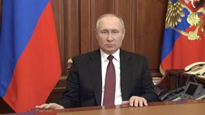 «Наши действия — самозащита»: Путин обратился к гражданам и военнослужащим Украины